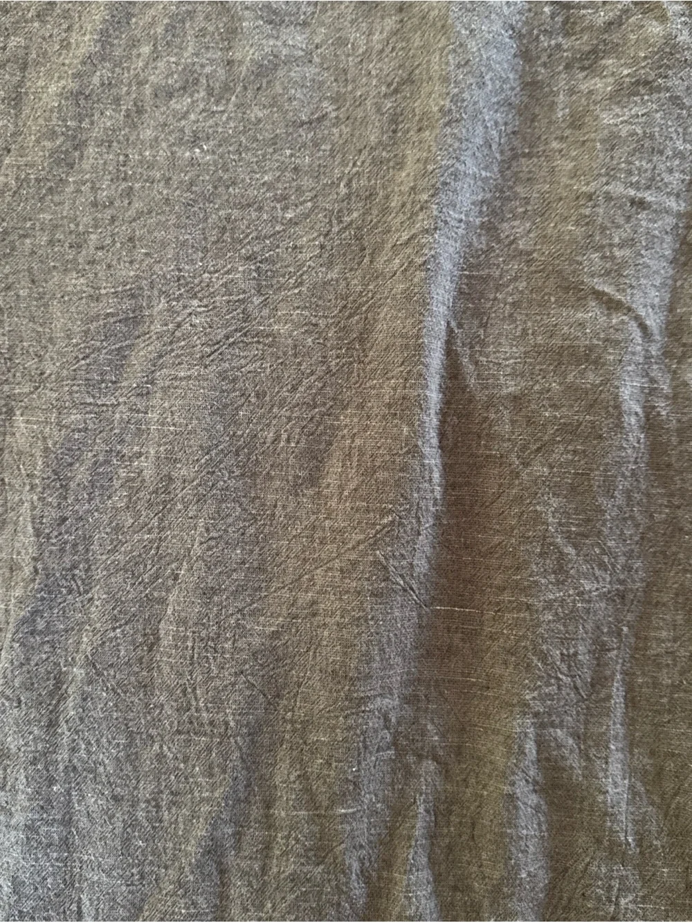 Threshold Charcoal Gray Linen-Texture Duvet Cover